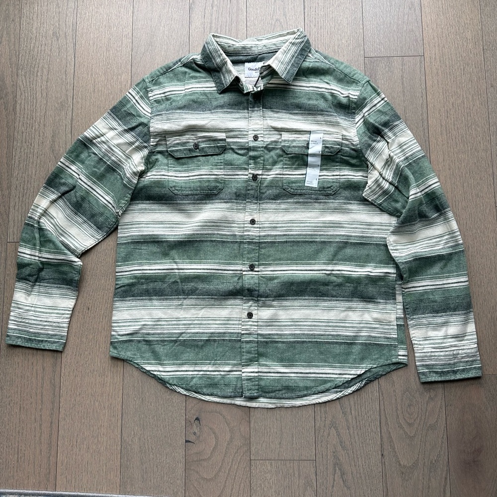 Men’s Midweight Flannel Button Down
